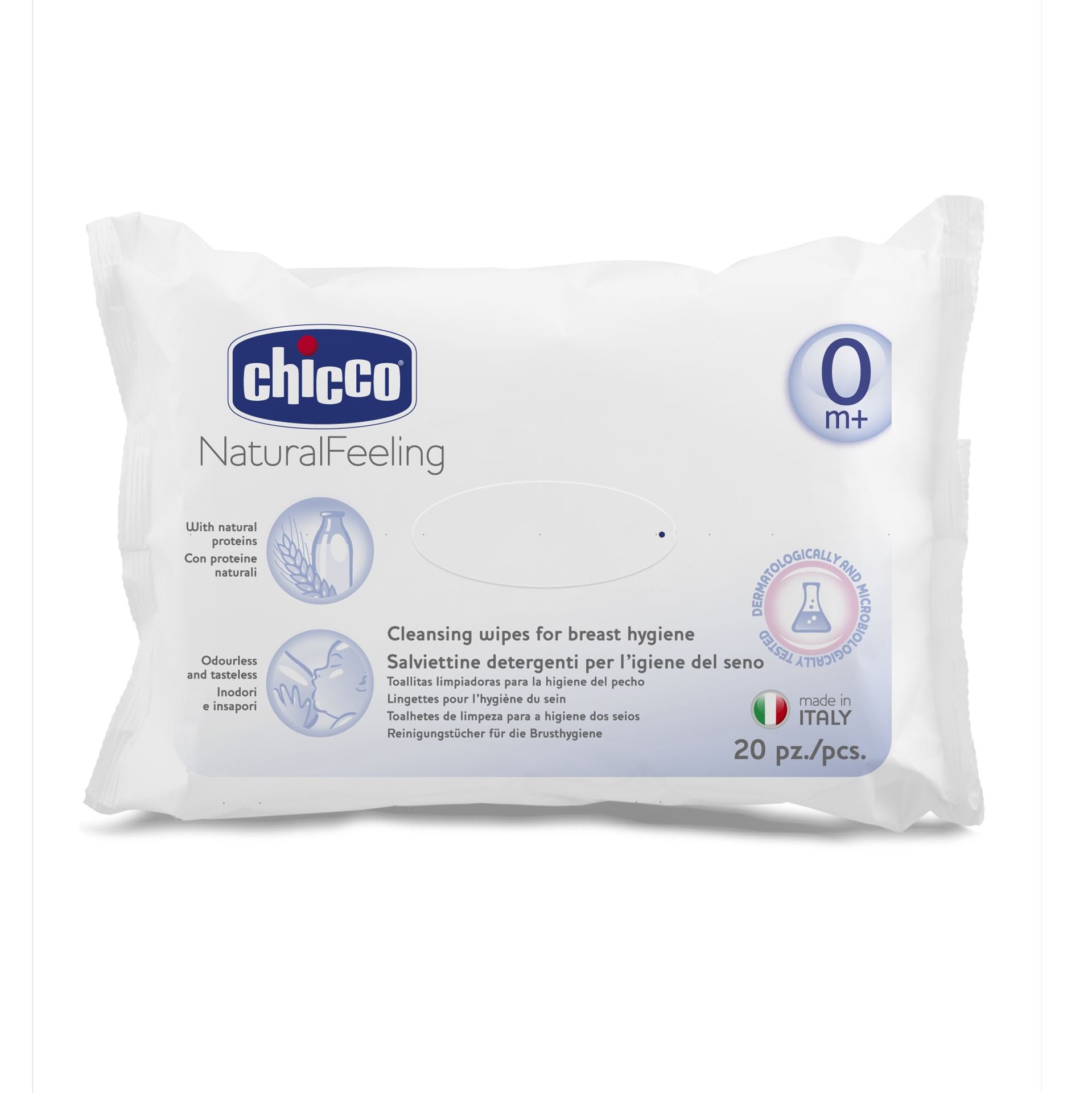 Chicco Våtservietter for brysthygiene / Amme