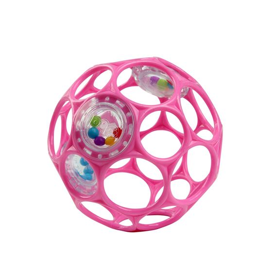 Bilde av Oball Rattle, Deep Pink