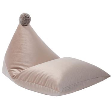 Bilde av Fayne Beanbag, Stor, Beige Velour