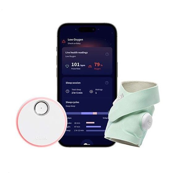 Bilde av Owlet Dream Sock™ Pustealarm, Mint