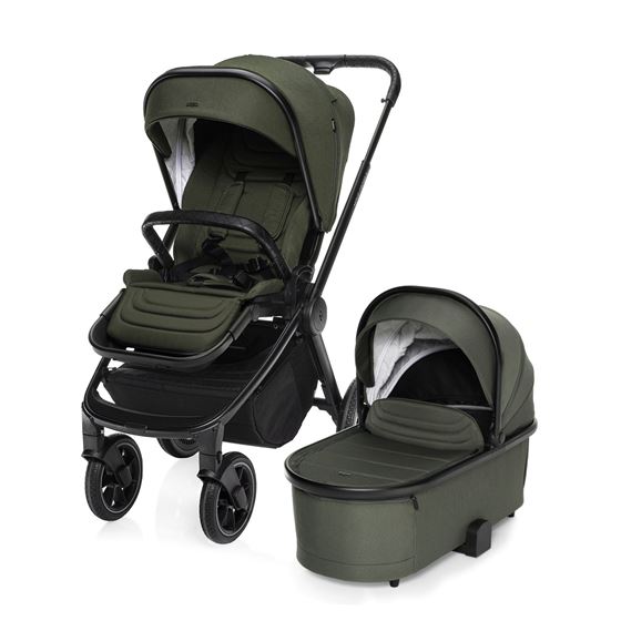 Bilde av Zopa Barnevogn, Move Cross 3 Duovogn inkl Carrycot XL, Hunter Green