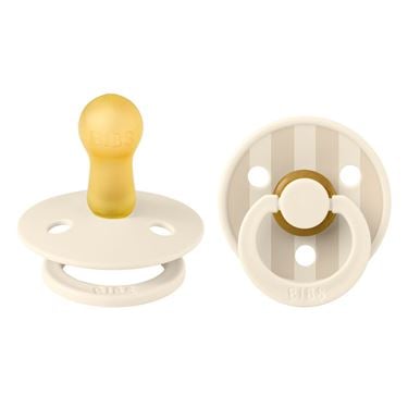 Bilde av Bibs Smokker, 2stk Colour Ivory / Vanilla, Latex - Size 2