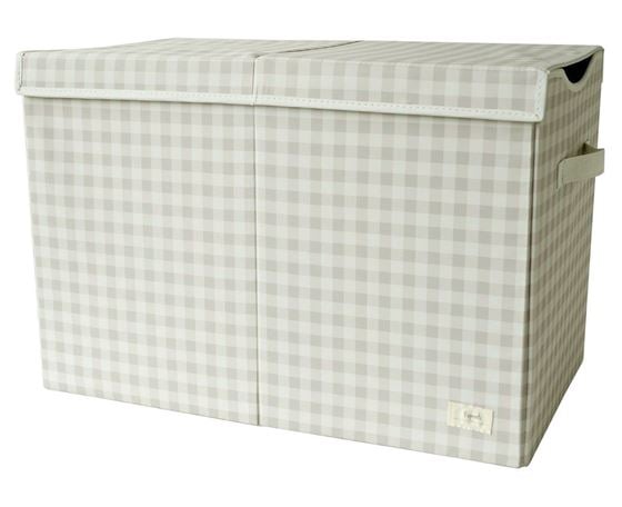 Bilde av 3 Sprouts Lekekiste Gingham beige