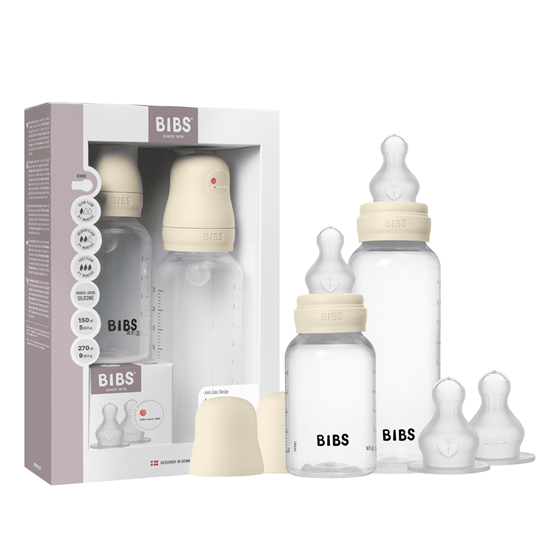 Bilde av Bibs Tåteflaske-sett, Grow and Flow, Silikon, 150ml+270ml